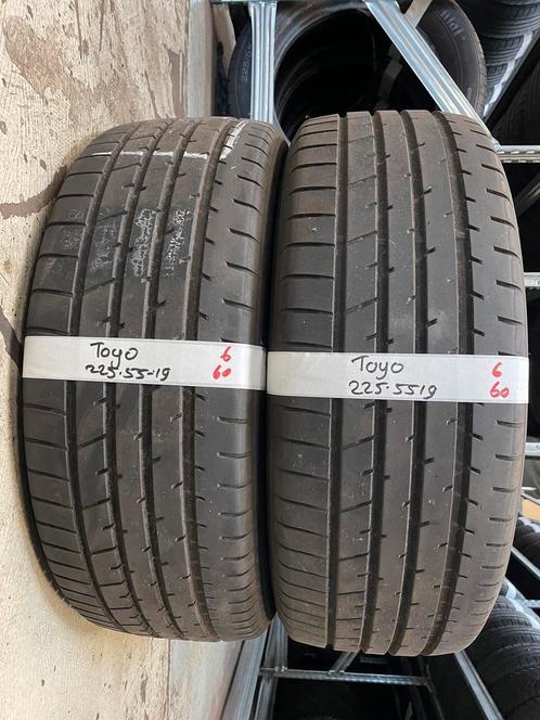 225-55-19 Toyo Zomerbanden 6mm Incl Montage 225 55 19, Auto-onderdelen, Banden en Velgen, 19 inch, Zomerbanden, 225 mm, Terreinwagen