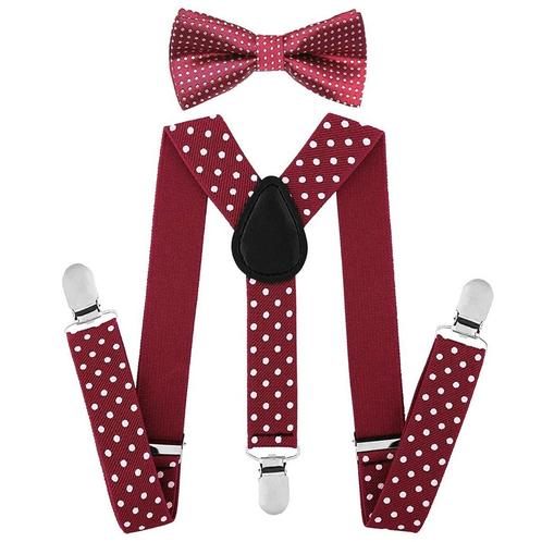 Fako Fashion® - Kinder Bretels Met Vlinderstrik - Stippen -, Kinderen en Baby's, Kinderkleding | Overige, Verzenden
