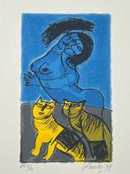 Corneille (1922-2010) - Les chats jaunes (Lamour au jour le