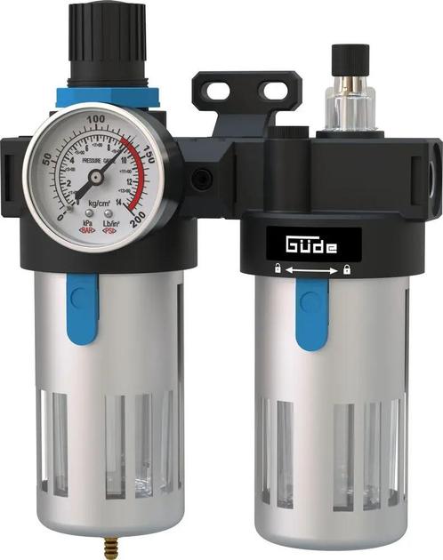 Waterafscheider + olievernevelaar met manometer en, Doe-het-zelf en Verbouw, Overige Doe-het-zelf en Verbouw, Nieuw, Verzenden