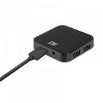 ACT USB Hub 3.2, 4x USB-A, met stroomadapter, zwart, Auto-onderdelen, Ophalen of Verzenden, Nieuw