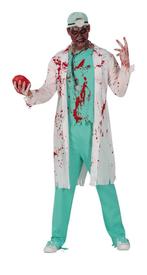 Dokter Zombie Halloween Kostuum Heren, Verzenden, Nieuw