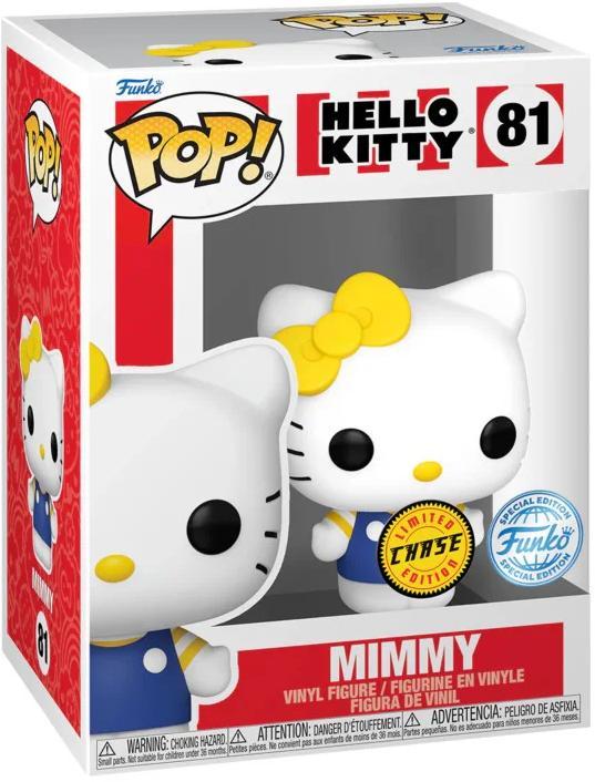 Funko Pop! - Hello Kitty with Mimmy Chase Variant #81 |, Verzamelen, Poppetjes en Figuurtjes, Nieuw, Verzenden