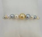 Armband - 18 karaat Geel goud - 4x9mm Akoya Parel, Nieuw