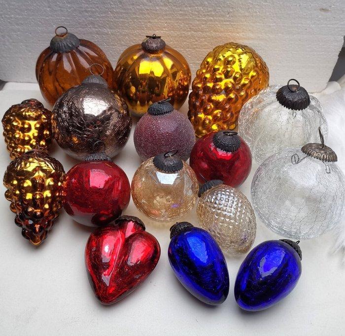 Kerstballen (16) - Glas, Diversen, Kerst