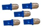 T10 autolamp 5 stuks | dashbordverlichting | blauw | LED 12V, Verzenden, Nieuw
