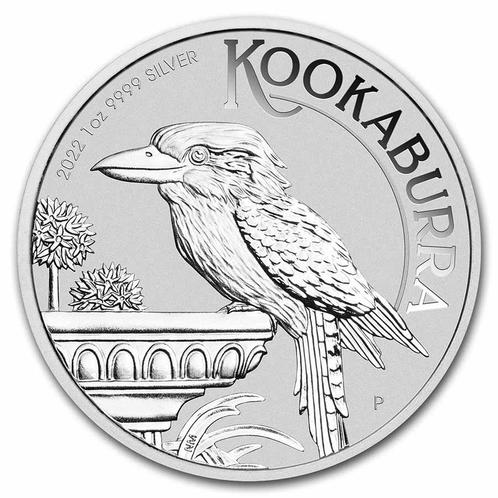 Kookaburra 1 oz 2022 (500.000 oplage), Postzegels en Munten, Munten | Oceanië, Losse munt, Zilver, Verzenden
