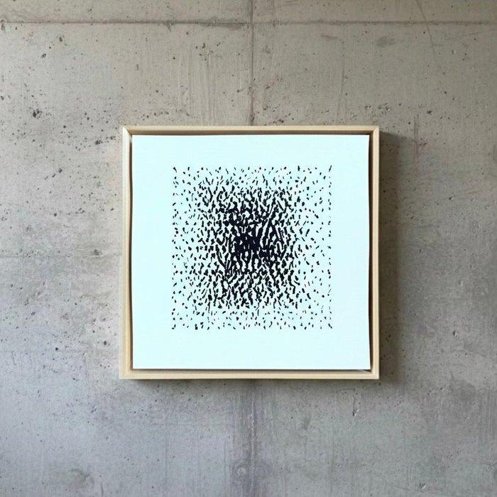 Bahk Seon Ghi (1966) - Homage to the Black Square - 0,0,0, Antiek en Kunst, Antiek | Overige Antiek