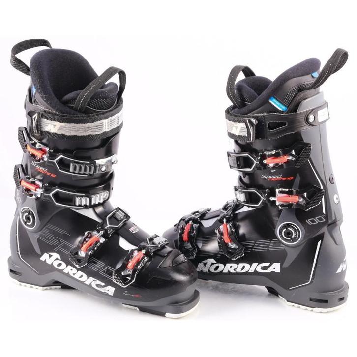 44,5 45 skischoenen NORDICA SPEEDMACHINE 100 R 2023, canting, Sport en Fitness, Skiën en Langlaufen, Skiën, Schoenen, Gebruikt