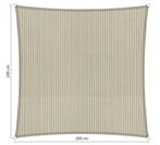 Schaduwdoek vierkant 2x2 Sahara sand, Tuin en Terras, Ophalen of Verzenden, Nieuw