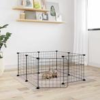 vidaXL Huisdierenkooi met deur 8 panelen 35x35 cm staal, Dieren en Toebehoren, Knaagdieren en Konijnen | Hokken en Kooien, Verzenden