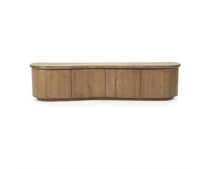 TV meubel Josh 180x42cm - bruin | Eleonora, Huis en Inrichting, Kasten | Televisiemeubels, Nieuw, Ophalen of Verzenden