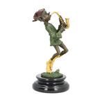 Beeldje - Kabouter - Goblin - Brons, Antiek en Kunst