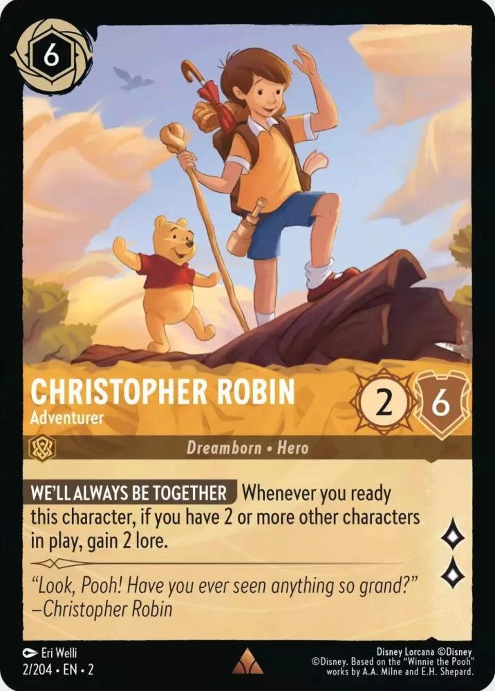 [2/204][S2] - CHRISTOPHER ROBIN - Adventurer ENG FOIL [M/NM], Verzamelen, Disney, Verzenden
