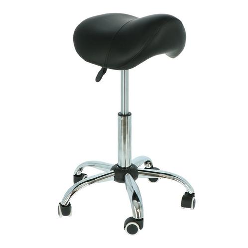 Alora Zadelkruk - Tabouret – Zwart Chrome - Kruk –, Huis en Inrichting, Keuken | Keukenbenodigdheden, Nieuw