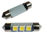 Auto LEDlamp 2 stuks | LED festoon 39mm | 3-SMD daglichtwit, Nieuw, Verzenden