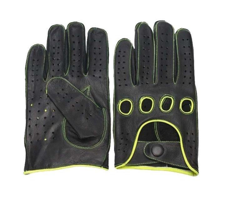 Swift racing leren handschoenen zwart-geel, Motoren, Kleding | Motorkleding, Nieuw met kaartje, Verzenden