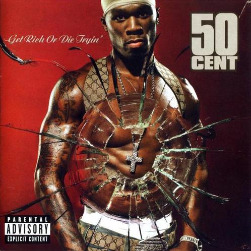 cd - 50 Cent - Get Rich Or Die Tryin, Cd's en Dvd's, Cd's | Overige Cd's, Zo goed als nieuw, Verzenden