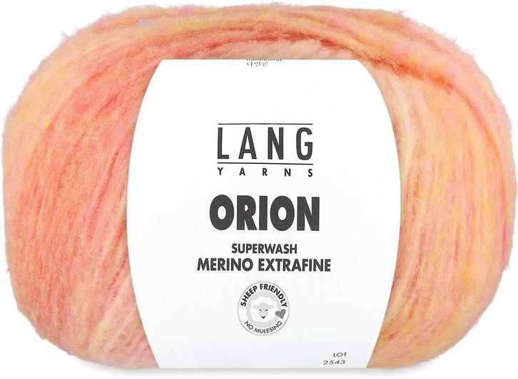 Lang Yarns Orion - 01 Zonsopkomst - Premium Merino Wol-mix, Hobby en Vrije tijd, Breien en Haken, Ophalen of Verzenden