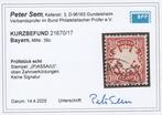 Beieren 1876 - ordentelijk merkteken met kleine fout (nieuw, Gestempeld