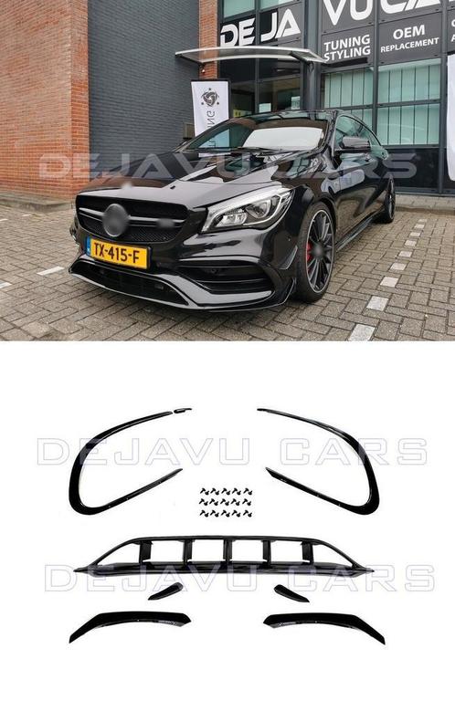 CLA 45 AMG Look Aero Spoiler set voor Mercedes CLA W117 C117, Auto-onderdelen, Carrosserie en Plaatwerk, Voor, Bumper, Nieuw, Mercedes-Benz