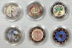 Portugal. 2 Euro 2008/2018 (10 monnaies couleur) (Zonder