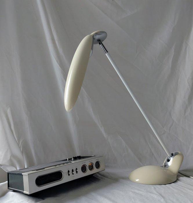 Alba - Lamp - Lampe Fluopop - Zilverkleurig metaal -, Antiek en Kunst, Kunst | Designobjecten