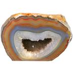 Geen veilingreserve - Regenboogagaat - Geode - 11x13x10 cm-, Antiek en Kunst