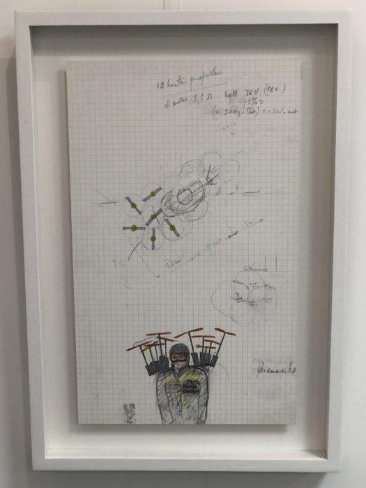 Panamarenko (1940-2019) - Pepto Bismo - Toymodel of space, Antiek en Kunst, Kunst | Tekeningen en Foto's