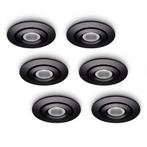 Ledisons LED-inbouwspot Piccolo 1W set 6 stuks zwart, Nieuw