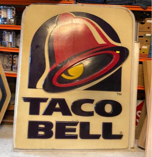 Taco Bell Originele Lichtbakplaat 200 x 250 cm, Verzamelen, Merken en Reclamevoorwerpen, Ophalen