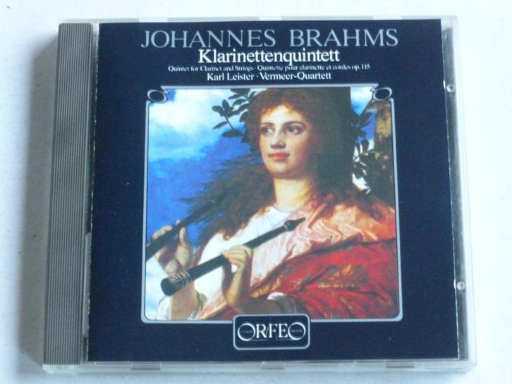Brahms - Klarinettenquintett / Karl Leister, Vermeer Quartet, Cd's en Dvd's, Cd's | Klassiek, Zo goed als nieuw, Verzenden