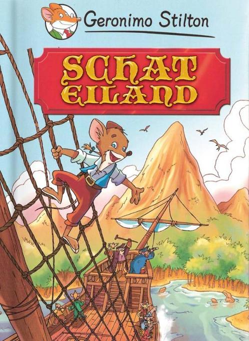 Geronimo Stilton - Schateiland 9789085920809, Boeken, Kinderboeken | Jeugd | onder 10 jaar, Gelezen, Verzenden