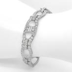 Armband - 18 karaat Witgoud -  5.88ct. tw. Diamant