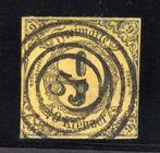 Thurn und Taxis 1852 - Teststempel FRANKFURT - Michel 10 aII, Gestempeld