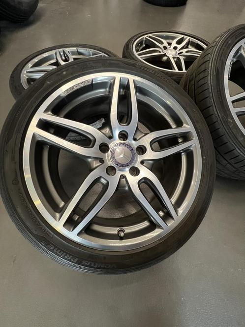 OEM Mercedes A|B|CLA|C 18 AMG Velgen 5mm W176|246|177|204, Auto-onderdelen, Banden en Velgen, 18 inch, Zomerbanden, 225 mm, Personenwagen