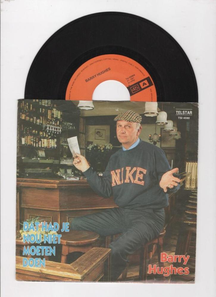 Barry Hughes – Happy With Barry / Dat Had Je Nou Niet M..., Cd's en Dvd's, Vinyl Singles, Verzenden