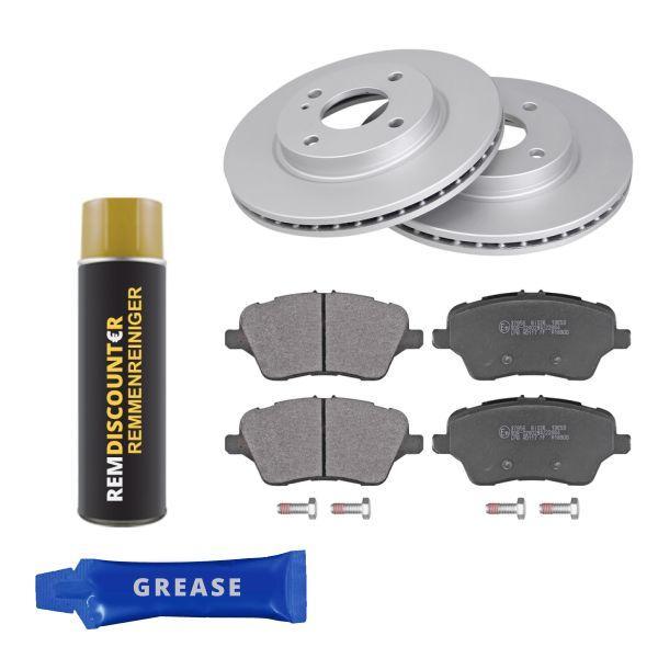 Voordeelset Remschijven + Remblokken FORD FIESTA 1.25 voorzi, Auto-onderdelen, Klein materiaal, Nieuw, Verzenden