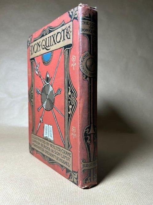 Miguel Cervantes, Judge Parry, Walter Crane (illustrations), Antiek en Kunst, Antiek | Boeken en Bijbels