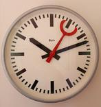 Stationsklok, Industriële klok - Bürk - Industrial Metaal,, Antiek en Kunst