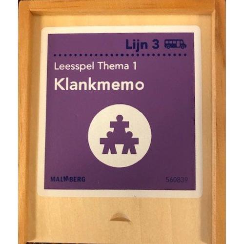 Lijn 3  Leesspel Thema 1 Klank memo, Boeken, Schoolboeken, Nieuw, Verzenden