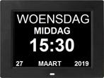 Dementieklok Digitale klok Kalenderklok Seniorenklok Klok me, Verzenden, Nieuw