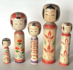 Vintage Japanse Kokeshi-pop – handgemaakte houten kunst -, Antiek en Kunst