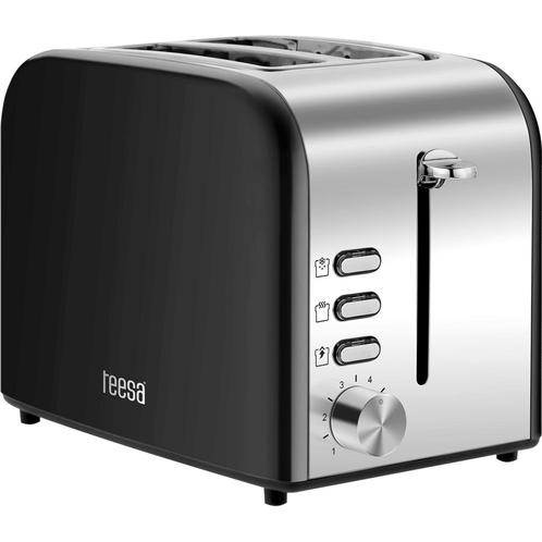 Teesa broodrooster voor 2 sneetjes brood met 6 toast opties, Witgoed en Apparatuur, Broodroosters, Ophalen of Verzenden