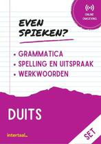 Even Spieken   Duits grammatica spelling uitsp 9789463923378, Boeken, Verzenden, Zo goed als nieuw