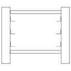 Onderstel | RVS | Italforni WINDY 6/10 Niveaus |, Verzenden, Nieuw in verpakking