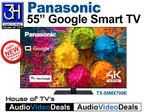 Nieuwe Panasonic 55inch Google TV met chromecast 4K Ultra HD, Ophalen, LED, Panasonic, 50 Hz