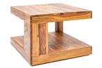 Salontafel van massief fijn hout GIANT 60 cm Sheesham Stone, Nieuw, Ophalen of Verzenden