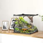 TRUUSK Glazen Terrarium voor Reptielen - Verhoogde en Waterd, Dieren en Toebehoren