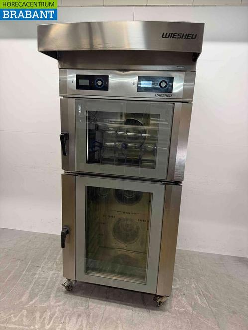 RVS Wiesheu B4 + B8 Heteluchtoven winkeloven oven 15 x 60 x, Zakelijke goederen, Horeca | Keukenapparatuur, Gebruikt, Ophalen of Verzenden